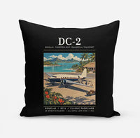 Thumbnail for Douglas DC-2 - Poster - Pillow - Black