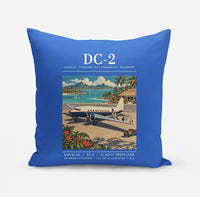 Thumbnail for Douglas DC-2 - Poster - Pillow - Blue