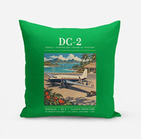 Thumbnail for Douglas DC-2 - Poster - Pillow - Green