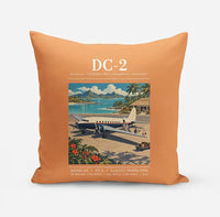 Thumbnail for Douglas DC-2 - Poster - Pillow - Orange
