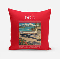 Thumbnail for Douglas DC-2 - Poster - Pillow - Red