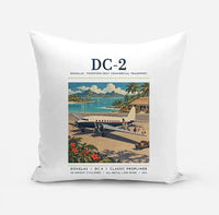 Thumbnail for Douglas DC-2 - Poster - Pillow - White