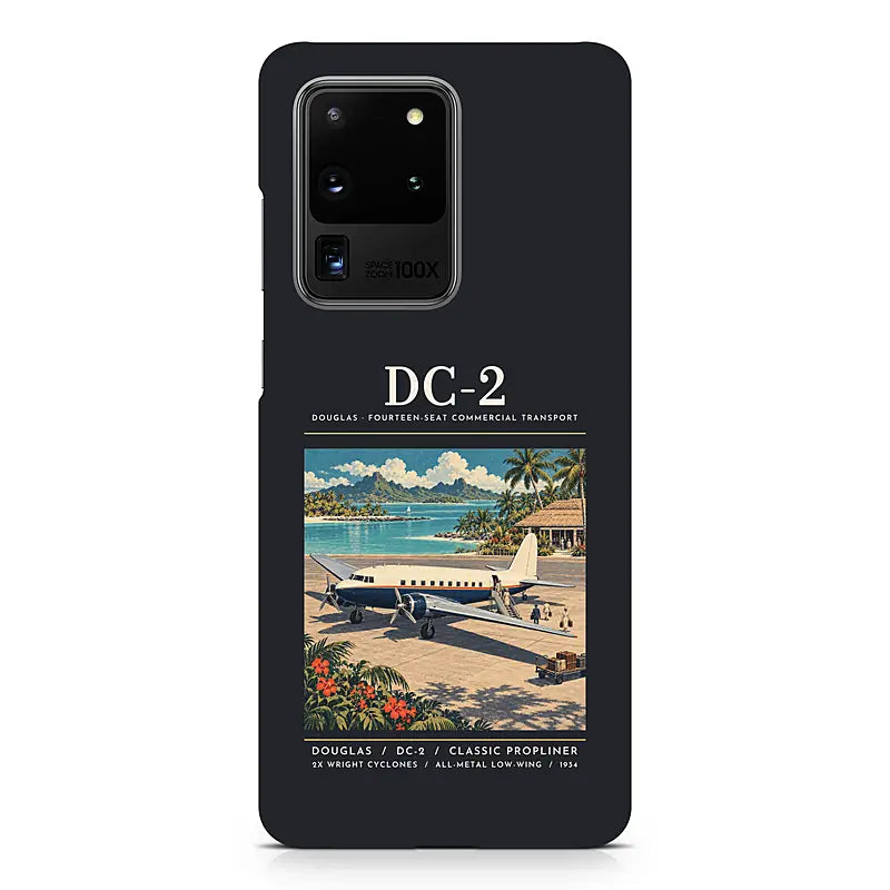 Douglas DC-2 - Poster - Samsung Case - Black