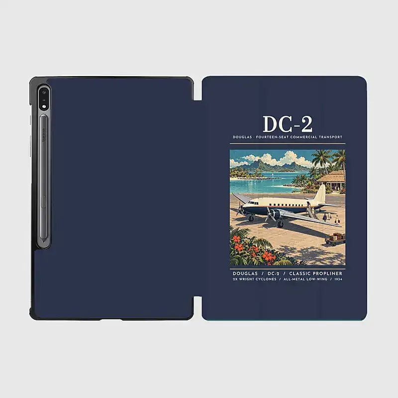 Douglas DC-2 - Poster - Samsung Tablet - Navy Blue
