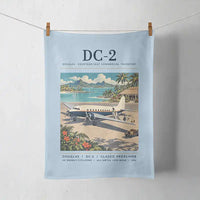 Thumbnail for Douglas DC-2 - Poster - Towel - Light Blue