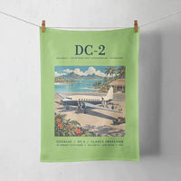 Thumbnail for Douglas DC-2 - Poster - Towel - Light Green