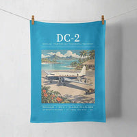 Thumbnail for Douglas DC-2 - Poster - Towel - Turquoise
