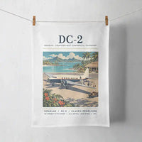 Thumbnail for Douglas DC-2 - Poster - Towel - White
