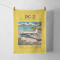 Thumbnail for Douglas DC-2 - Poster - Towel - Yellow