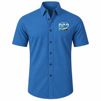 Thumbnail for Douglas DC-2 - Short Sleeve Shirt - Original - Blue