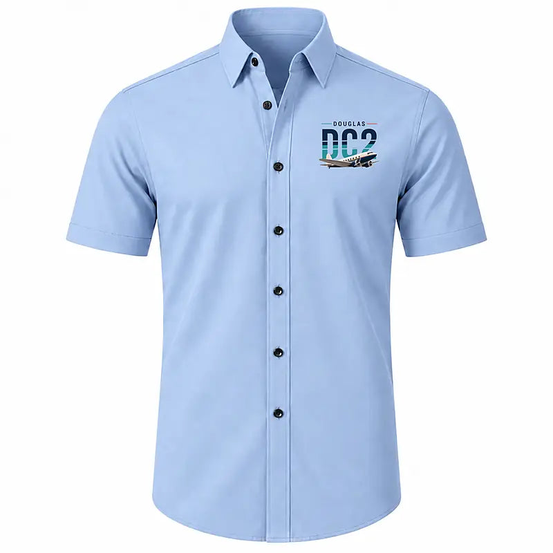 Douglas DC-2 - Short Sleeve Shirt - Original - Light Blue