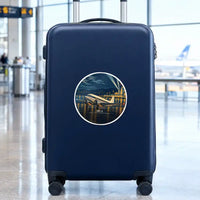 Thumbnail for Douglas DC-3 - 3D - Circle Sticker - Suitcase