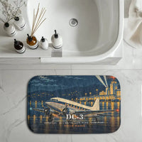 Thumbnail for Douglas DC-3 - 3D + Name - Bath Mat