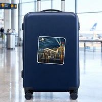 Thumbnail for Douglas DC-3 - 3D - Square Sticker - Suitcase