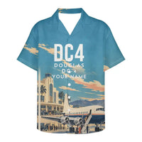 Thumbnail for Douglas DC-4 3D All-Over Print Clothing - Hawaiian Shirt - 3D + Name
