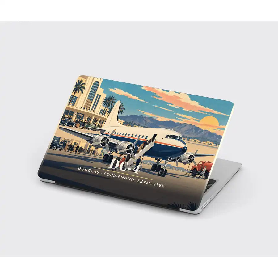 Douglas DC-4 - 3D - MacBook Case - Full Print