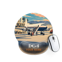 Thumbnail for Douglas DC-4 - 3D + Name - Ergonomic Mouse Pad - Full Print