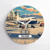Thumbnail for Douglas DC-4 - 3D + Name - No Frame - Full Print