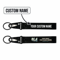 Thumbnail for Douglas DC-4 Hawk-Shaped Key Chains - Black - Cartoon - Personalized