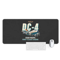 Thumbnail for Douglas DC-4 - Cartoon - Desk Mat - Black