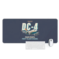 Thumbnail for Douglas DC-4 - Cartoon - Desk Mat - Navy Blue