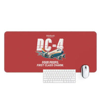 Thumbnail for Douglas DC-4 - Cartoon - Desk Mat - Red