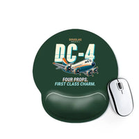 Thumbnail for Douglas DC-4 - Cartoon - Ergonomic Mouse Pad - Dark Green