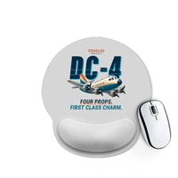 Thumbnail for Douglas DC-4 - Cartoon - Ergonomic Mouse Pad - Light Gray