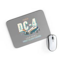 Thumbnail for Douglas DC-4 - Cartoon - Mouse Pad - Gray