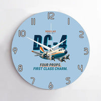 Thumbnail for Douglas DC-4 - Cartoon - No Frame - Light Blue