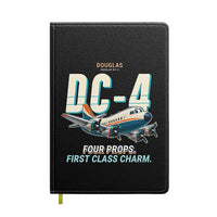 Thumbnail for Douglas DC-4 - Cartoon - Notebook - Black