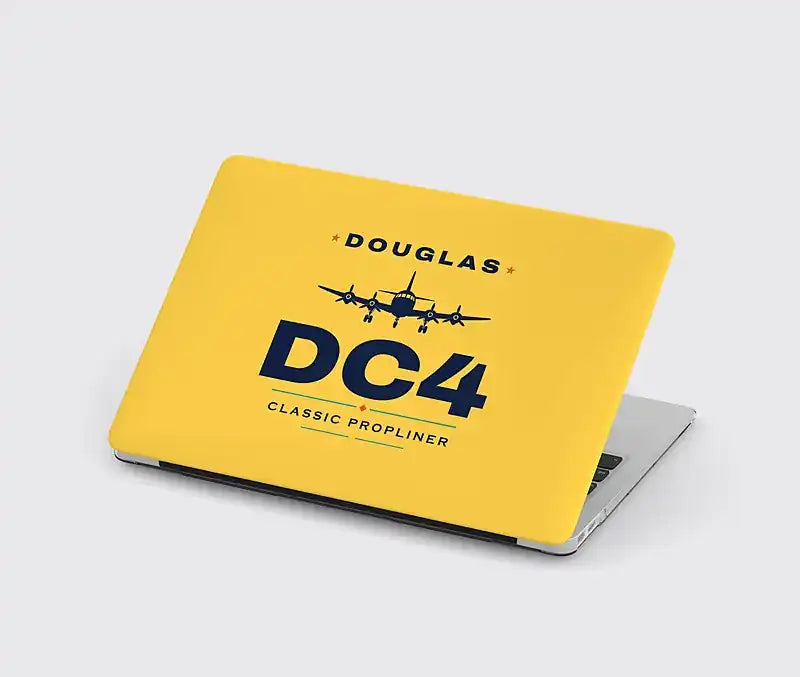 Douglas DC-4 - Heritage - MacBook Case - Yellow