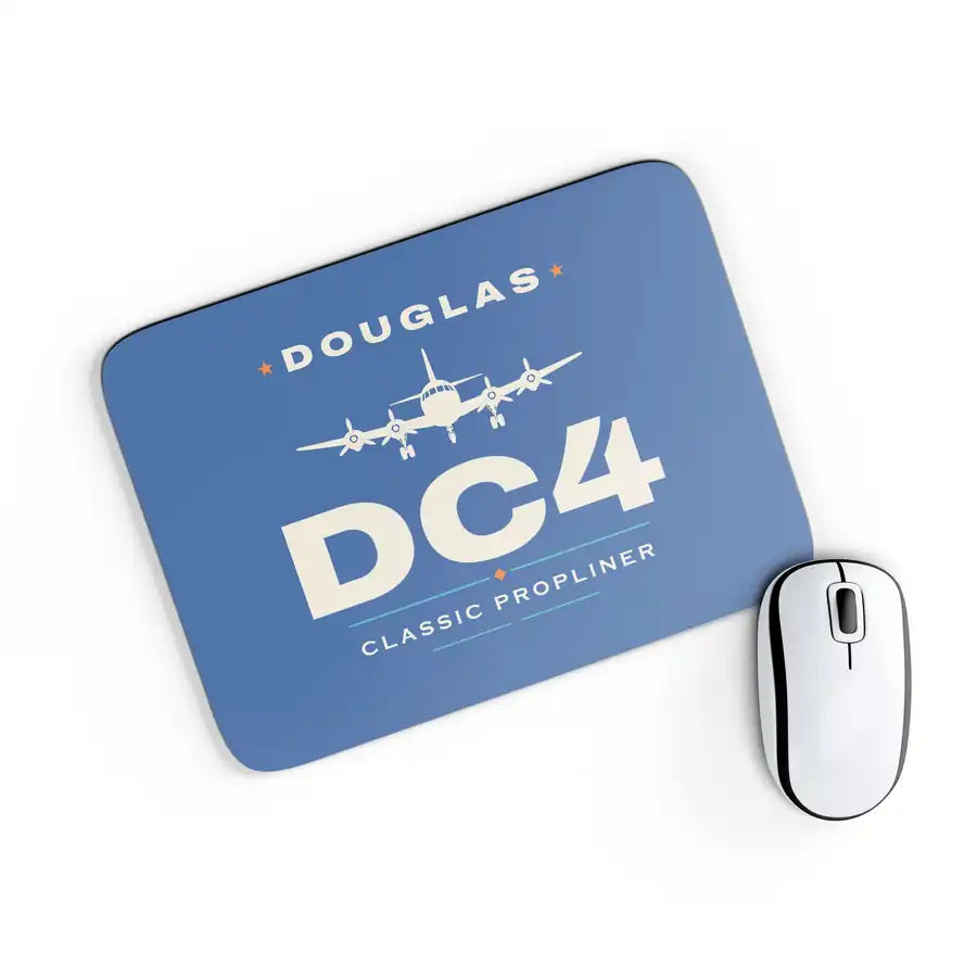 Douglas DC-4 - Heritage - Mouse Pad - Blue