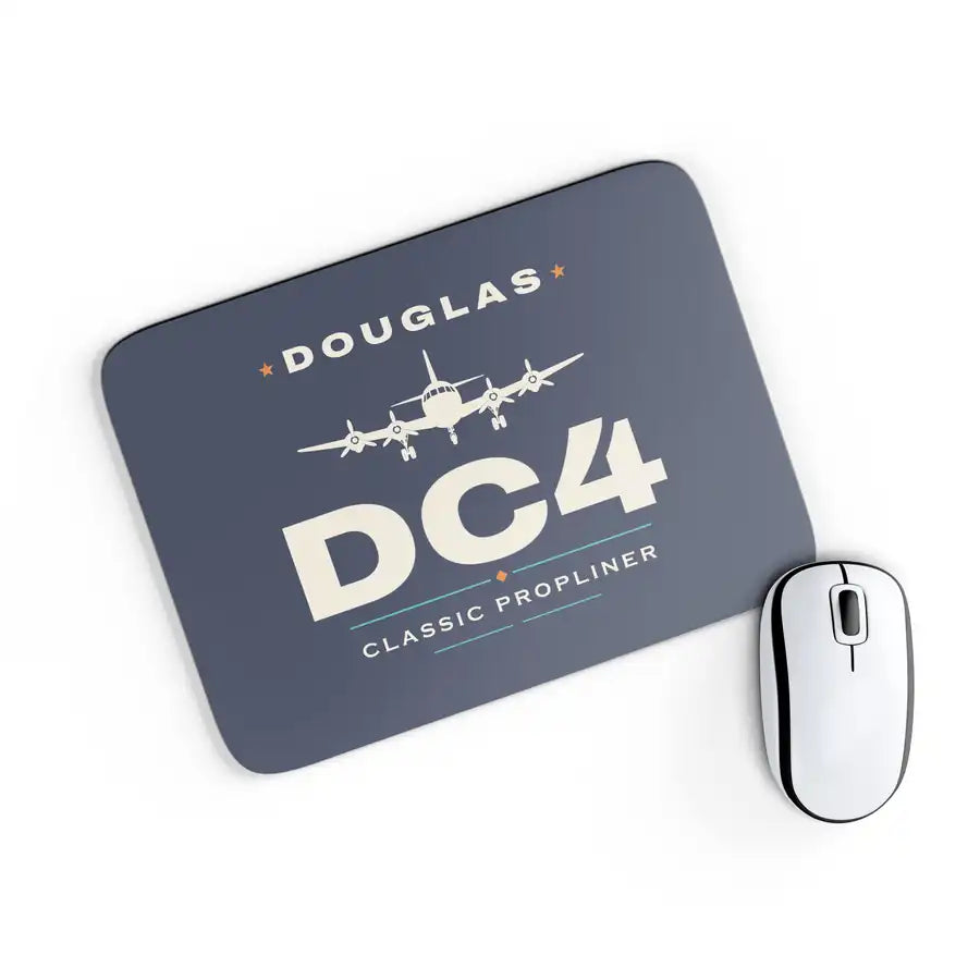 Douglas DC-4 - Heritage - Mouse Pad - Navy Blue