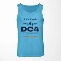 Thumbnail for Douglas DC-4 - Heritage + Name - Tank Top - Sky Blue