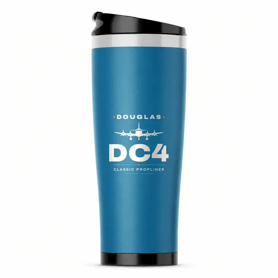Douglas DC-4 - Heritage - Stainless Steel (No Holder) - Light Blue