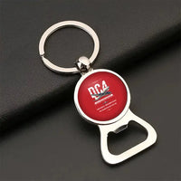 Thumbnail for Douglas DC-4 - Original - Bottle Opener Key Chain - Red