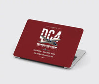 Thumbnail for Douglas DC-4 - Original - MacBook Case - Dark Red