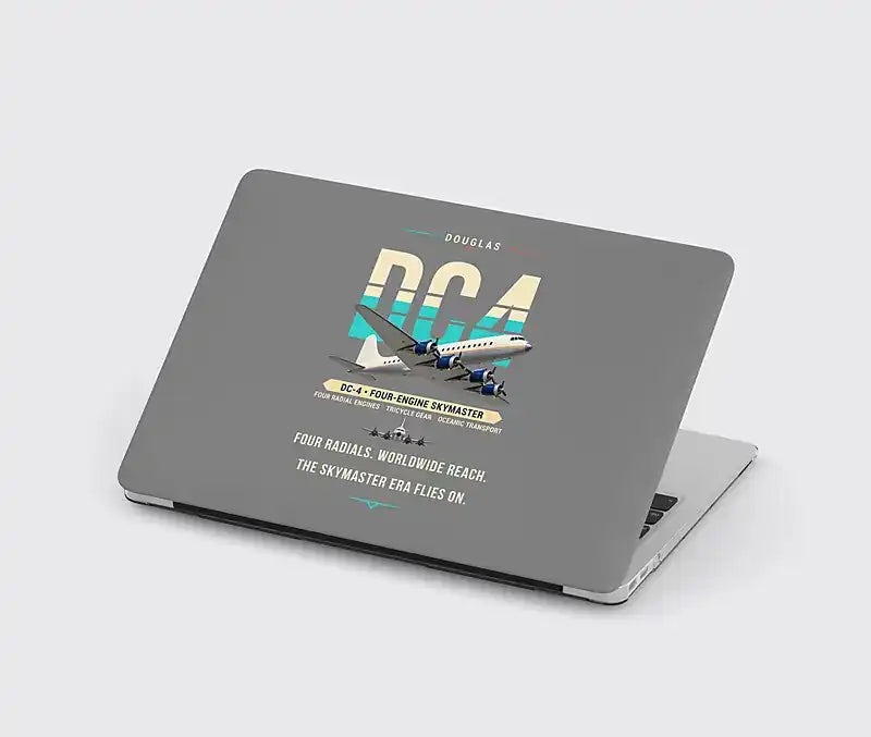 Douglas DC-4 - Original - MacBook Case - Gray