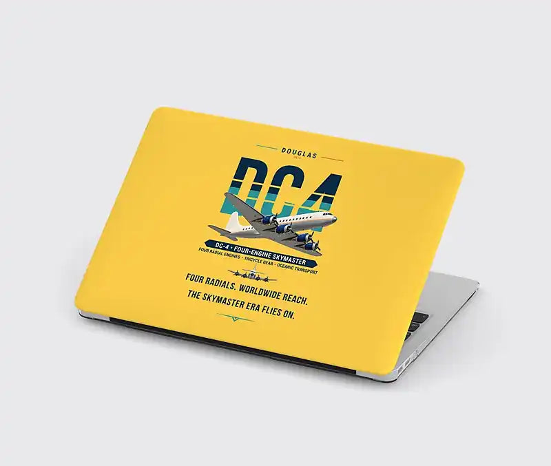 Douglas DC-4 - Original - MacBook Case - Yellow