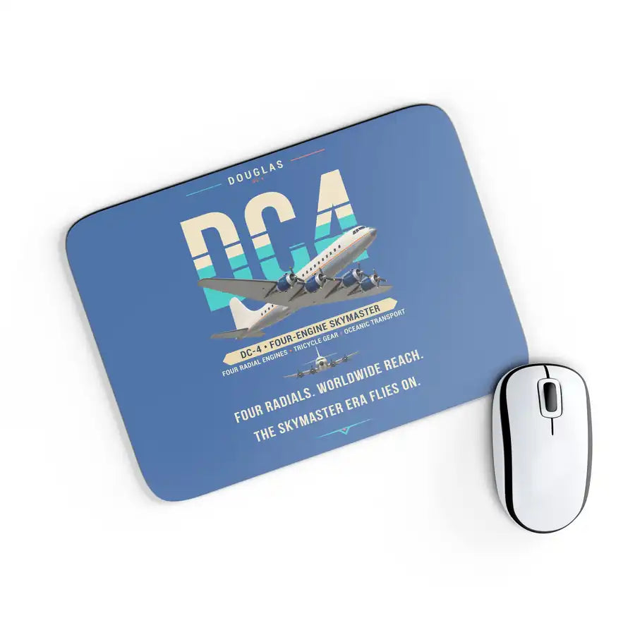 Douglas DC-4 - Original - Mouse Pad - Blue