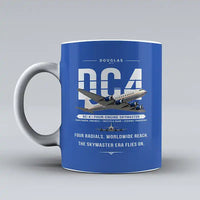 Thumbnail for Douglas DC-4 - Original - Mug - Blue