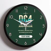 Thumbnail for Douglas DC-4 - Original + Name - Framed - Dark Green