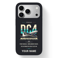 Thumbnail for Douglas DC-4 - Original + Name - MagSafe iPhone 17 Pro - Black