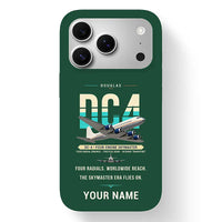 Thumbnail for Douglas DC-4 - Original + Name - MagSafe iPhone 17 Pro - Dark Green