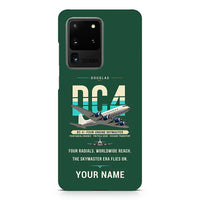 Thumbnail for Douglas DC-4 - Original + Name - Samsung Case - Dark Green