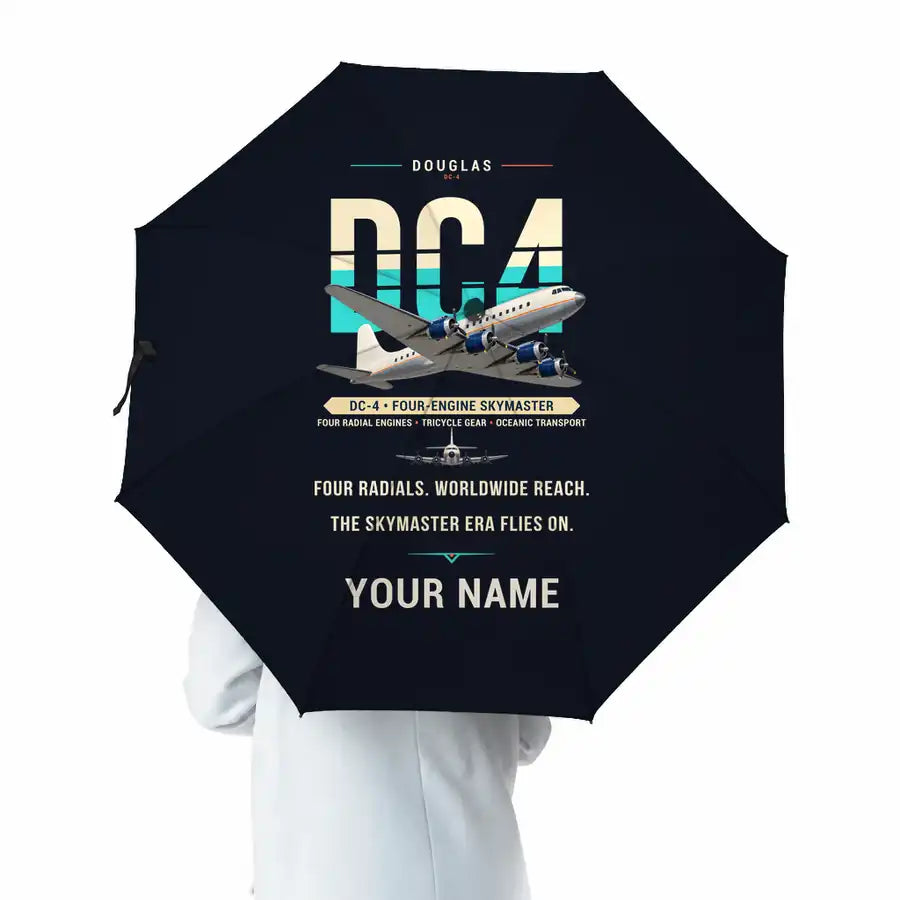 Douglas DC-4 - Original + Name - Umbrella
