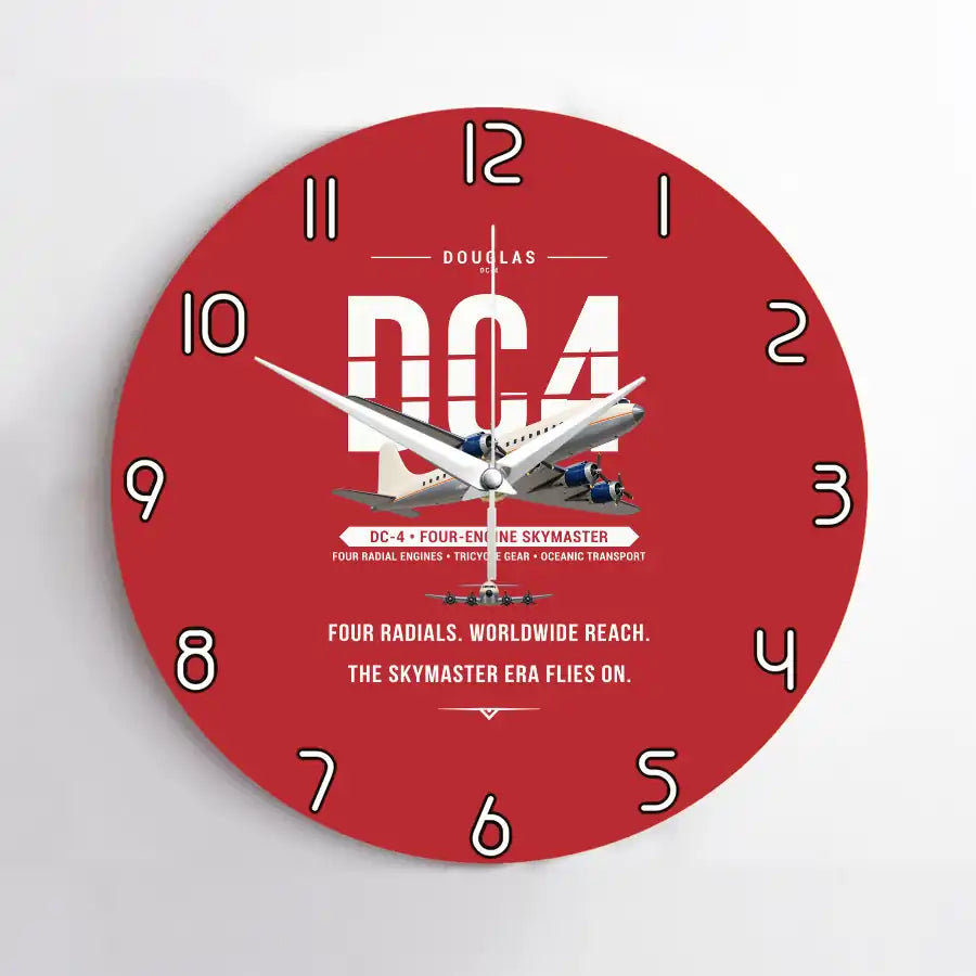 Douglas DC-4 - Original - No Frame - Red