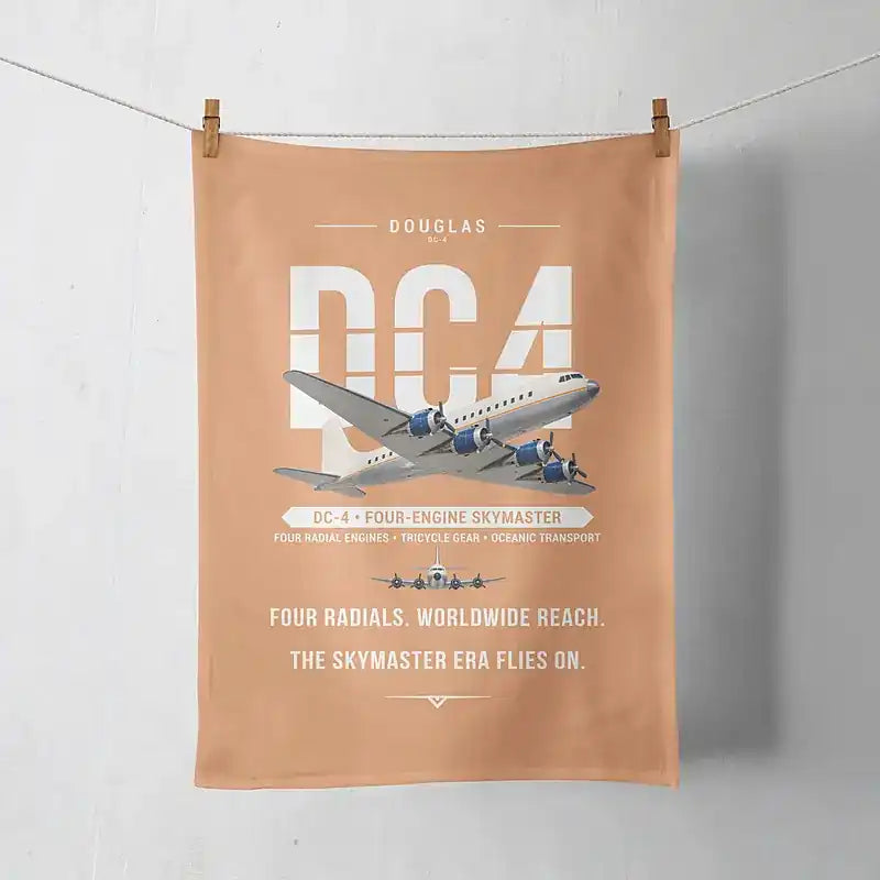 Douglas DC-4 - Original - Towel - Orange