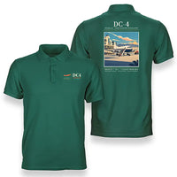 Thumbnail for Douglas DC-4 - Poster - Double-Side Polo - Green